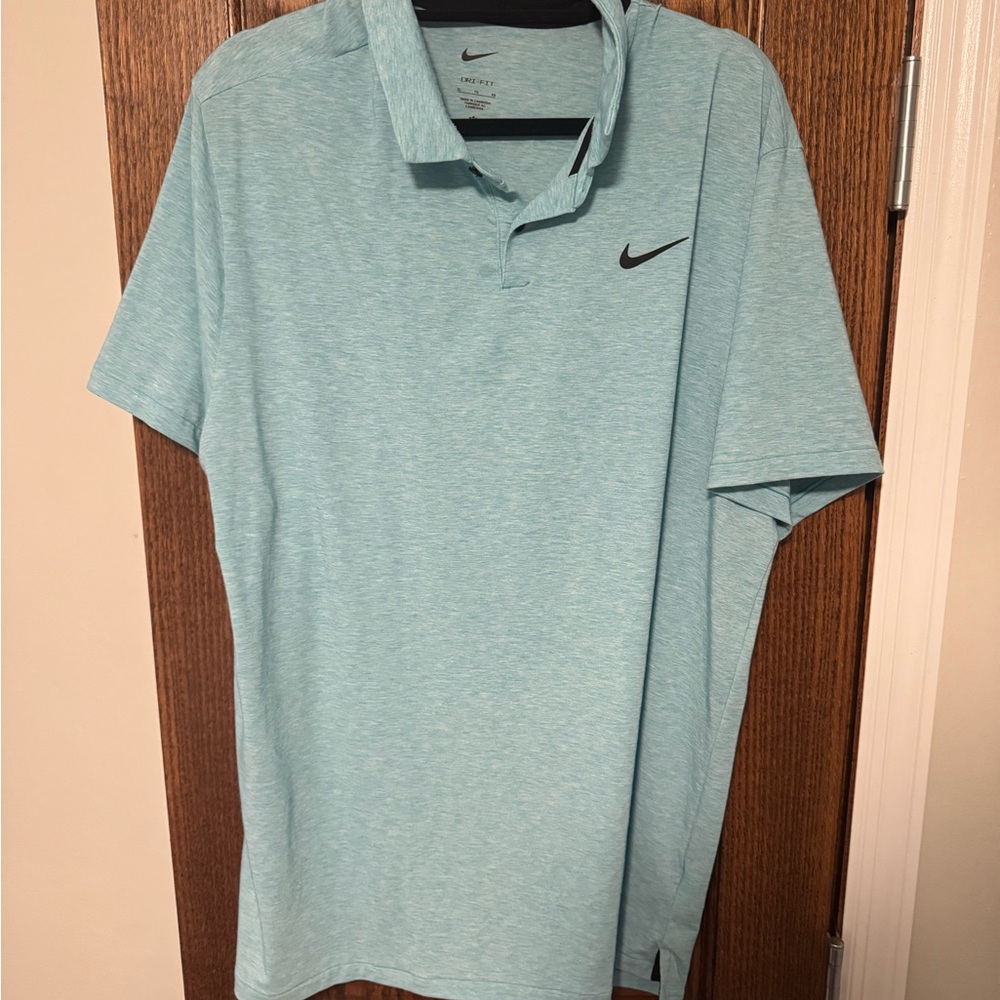 Nike Men's Aqua Polo Shirt
